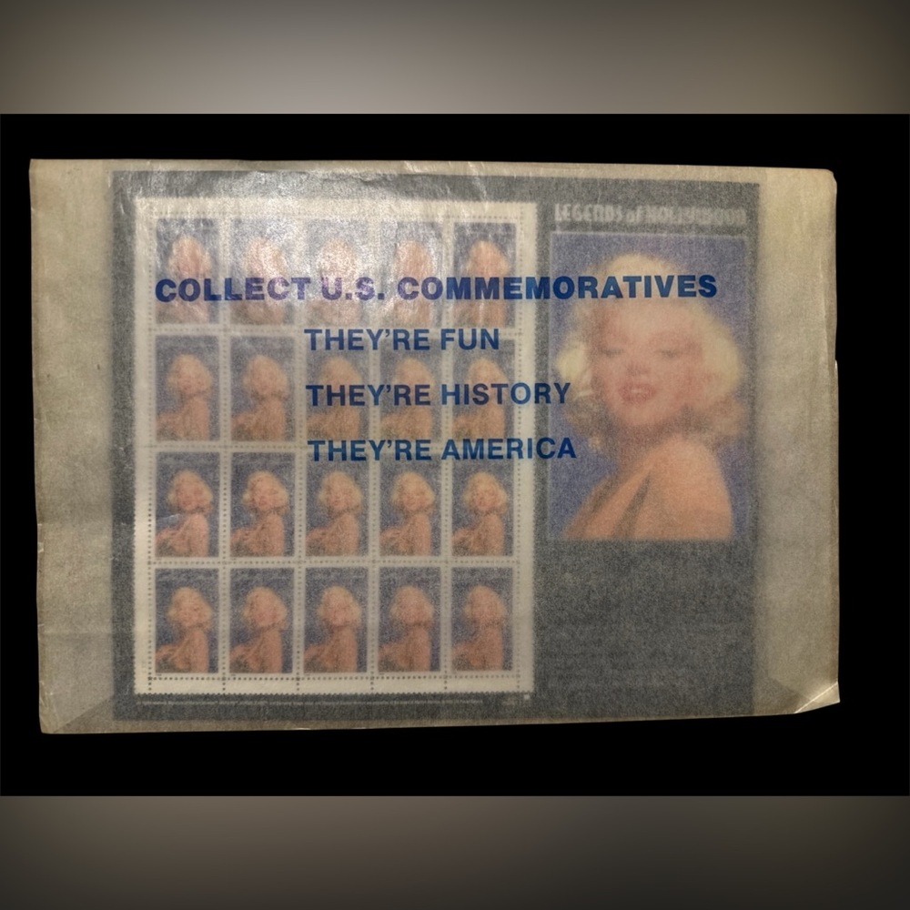 Legends of Hollywood Stamp Sheet - Picture 2 of 3